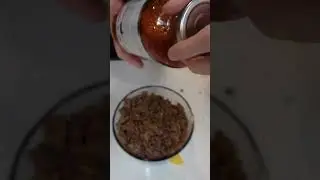 prepping the meat for the lasagna