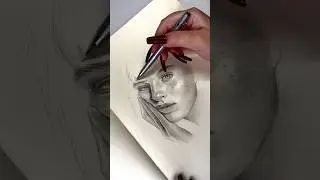 #art #artist #portrait #sketch #арт #рисунок #skethbook