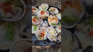 바로잡아먹는  양은냄비 조개구이 #fishing #낚시 #해루질 #우럭조개