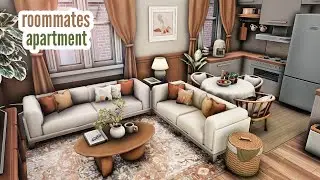 roommates apartment \\ The Sims 4 CC speed build