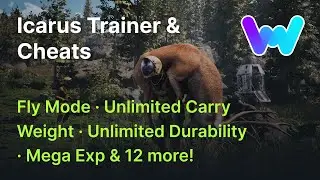 Icarus Mod Menu +16 Cheats (Fly Mode, Mega EXP, Unlimited Items, No Hunger, & 12 More)