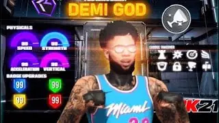 BEST CENTER BUILD 2K21! My Official Center Build!