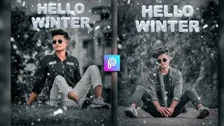 Winter Concept Photo Editing | Picsart Editing New Style | photo editing apps