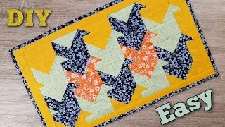 ПАСХАЛЬНЫЕ курочки или как сшить салфетку в технике пэчворк // OSTER Tischdecken selber nähen