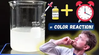 Iodine Clock color changing chemistry experiment!