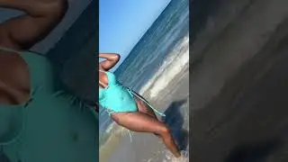 Beach model babe farmer girl Jess