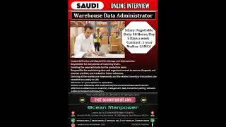 Saudi Arabia new requirement#saudijobs