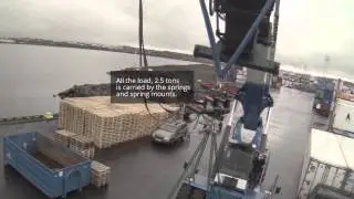 Lauf Trail Racer lifting a 2.5t mountain truck