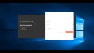 JavaFx - Animated Login And Sign Up Form