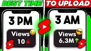 Best Time To Upload Shorts On YouTube 🔥 (Viral your shorts ) || Shorts kis Time Per Upload Karen 😱