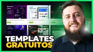 Como Baixar TEMPLATES Incríveis e GRÁTIS para o Elementor | Sites Completos