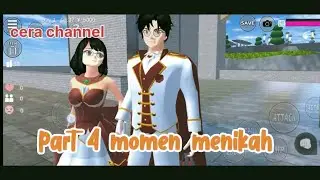 part 4 momen menikah queen of ratu dan king of raja || game sakura school simulator