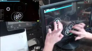 osu!: DETRO - volcanic [Beginner] FC #1 Liveplay (touchscreen)