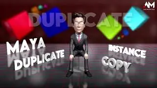 Maya Concept & Function of DUPLICATE  | Part 02 | Tutorial 19 | HD