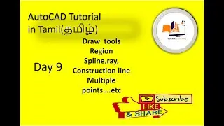 AutoCAD full course in Tamil  | Draw tools |AutoCAD beginners Tutorials