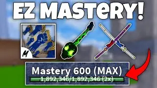 How To FARM MASTERY EASILY In Blox Fruits (AFK & MANUAL)