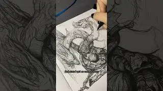 I was never going to say it right #Smaugust2024 #sketch #eldenring #fanart #drawing #dragon #drawing
