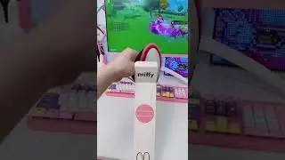 pink miffy keyboard + mouse set