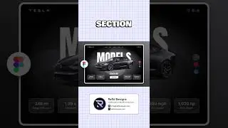 Tesla Cars Website UI Design in Figma | Animation in Figma | Figma Tutorial For Beginners