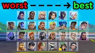 I Played EVERY Valorant Agent from Worst to Best
