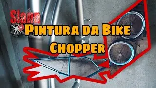 #slannboy Processo de pintura da Bike Chopper👌