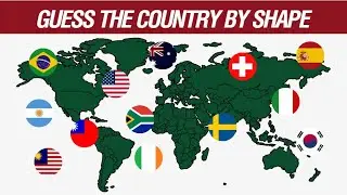 Name the Country by Shape Quiz
