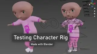 Testing Rigging for my Characters in Animation Short Film made in Blender - Wigglepixel