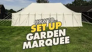 How to set up Garden Marquee? | Timelapse | Canvas Tent Shop