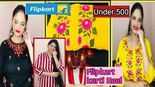 Flipkart Kurti Haul💜Latest kurti Haul Starting @ 350💥Summer special kurti#MostAffordablekurti