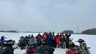 Закрытие снегоходного сезона   #polaris#brp #yamaha#снег #снегоходы #покатушка #катка