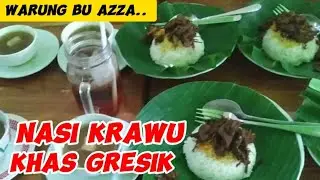 WARUNG BU AZZA || SENSASI NASI KRAWU KHAS GRESIK : RASAKAN KELEZATAN KULINER YANG MENGGODA