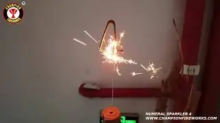 Numeral sparkler 4 for party use