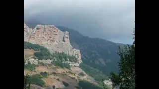 Крымом Cу Ат стол гора Тырке яйла Джурла-пер.Ангарский оз.Кутузовское Саурган-Домчи Кая 2003г 3 ч.