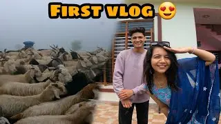 Finally she started her first vlog 😍