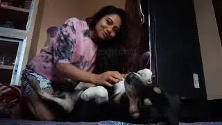 A Cute Morning With My Dog Shinchan 🐶 | Having Fun & Giving A Nose Kiss 😍