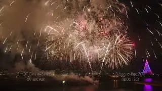 Inspire 3 Fireworks Low Light Test - Happy 4th!