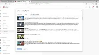 How to create A playlist on youtube in Laptop