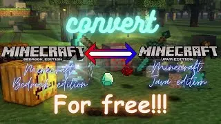 Convert Minecraft World to Minecraft Bedrock Edition For FREE!!!