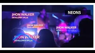 Neons - Lower Third