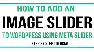 How to add image slider to wordpress using Meta Slider Pro
