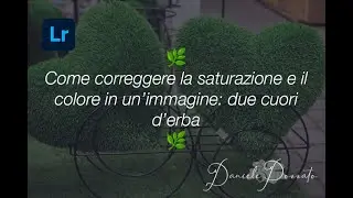 🌿 Come correggere la saturazione e il colore in un’immagine | due cuori d’erba 🌿