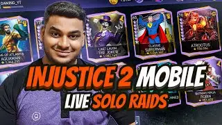 LIVE: Injustice 2 Mobile Solo Raid Grind🔥 | ON ICE 🔥 & Arena Gameplay