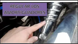 Regular los Amortiguadores Traseros de tu moto