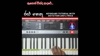 Ralu Nethu (රළු නෙතු) | Iman Fernando | Keyboard Cover #shorts #pianomusic #pianocover