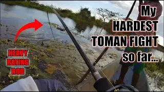 My HARDEST TOMAN FIGHT so far...I Snakehead Fishing in the Philippines