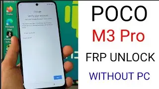 Poco M3 Pro 5G FRP Bypass MIUI 12.5 Without Pc | Poco  Google Account Bypass 2023