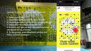 MoonBoard How To - Connect To The MoonBoard With Bluetooth