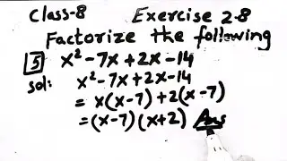 Factorize the following question.5