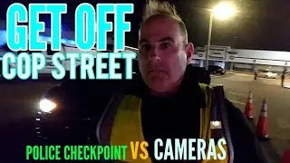 Cop demands man off checkpoint street he knew rights & shut down officer | 1st amendment audit