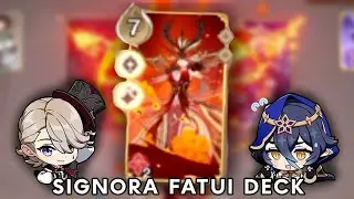 A Signora Fatui Deck With Lyney | Genshin Impact TCG